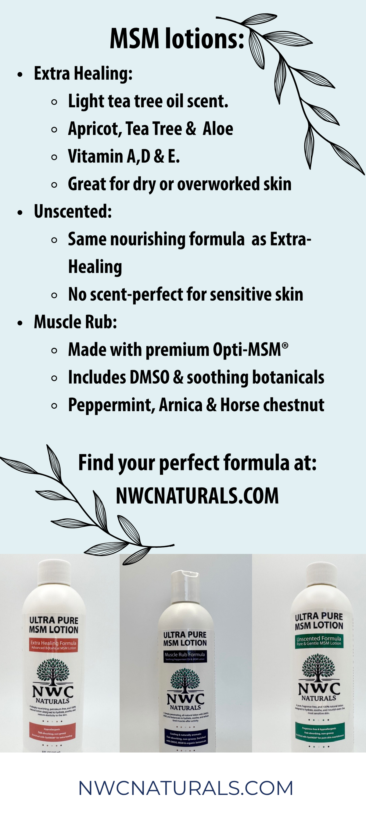 Ultra-Pure MSM™ Unscented Lotion - 32 oz Buy 3 Get 1 Free!