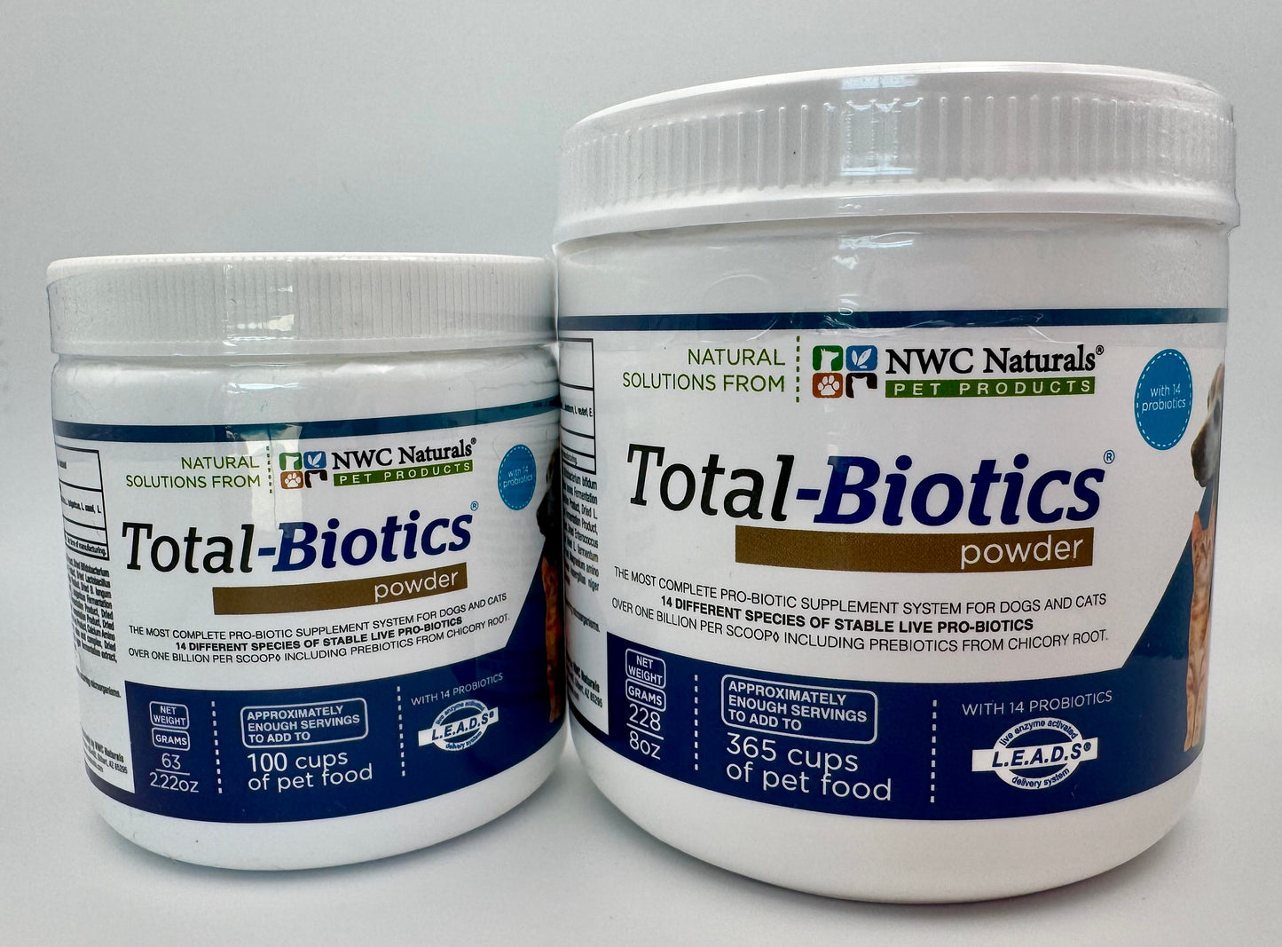 Total-Biotics® for Pets 63 gram – Treats 100 servings of pet food