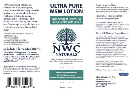 Ultra-Pure MSM™ Unscented Lotion - 32 oz Buy 3 Get 1 Free!