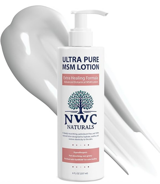 Extra Healing MSM Lotion - 8 oz Buy 3 Get 1 Free!