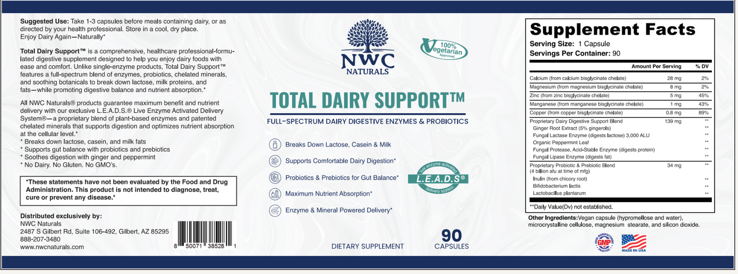 Total Dairy Support 4-Pack- Buy 3 get 1 free