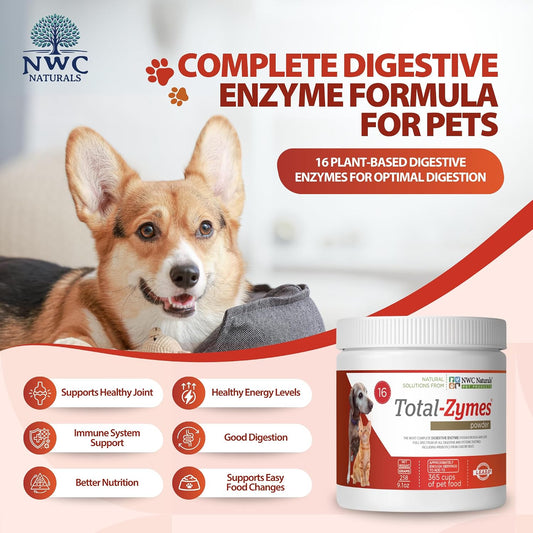 Compare Pet Enzymes: Why Total-Zymes® is the Best Digestive Aid for Dogs & Cats