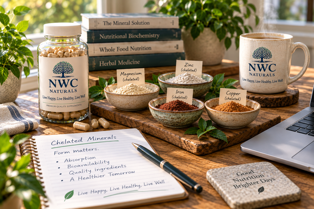 Why NWC Naturals Uses Chelated Minerals