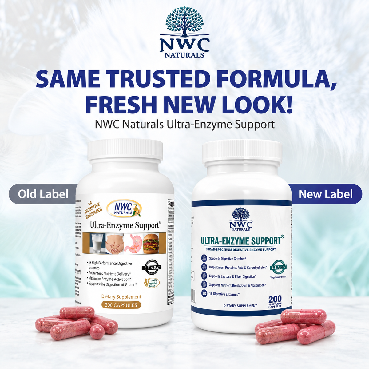 Ultra-Enzyme Support® 200 4-Count Discount Pack-But 3 get 1 Free!