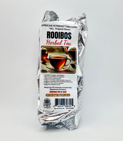 African Sunrise™ Organic Rooibos Tea - 1 pouch (20 bags)