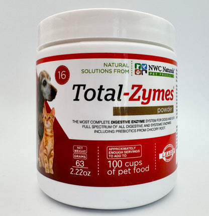 Total-Zymes® for Pets-63 gram - Digestive Enzyme supplement for Pets