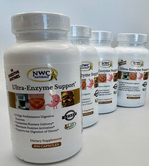 Ultra-Enzyme Support® 200 4-Count Discount Pack-But 3 get 1 Free!