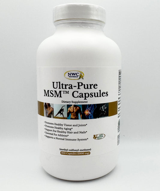 Ultra-Pure MSM™ Capsules - 300ct bottle 1000 MG Opti-MSM (Not MSM Gold)