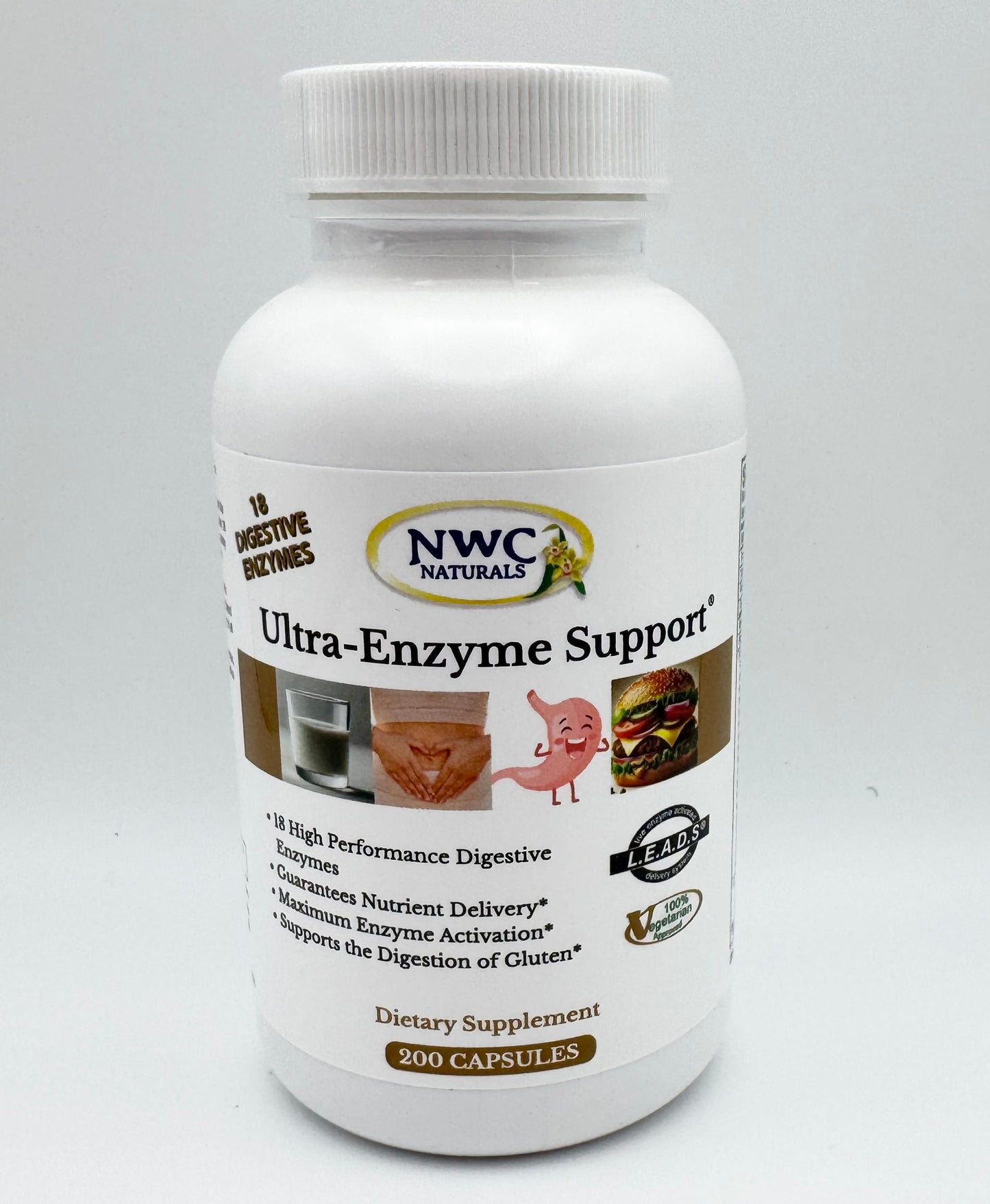 Ultra-Enzyme Support ® 200 Count Bottle