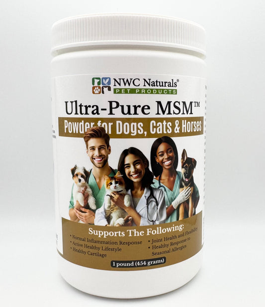 Ultra-Pure MSM™ Powder for Pets - 1 lb Canister
