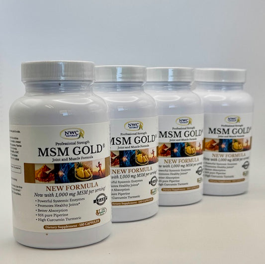MSM Gold 150 capsules buy three and get one FREE