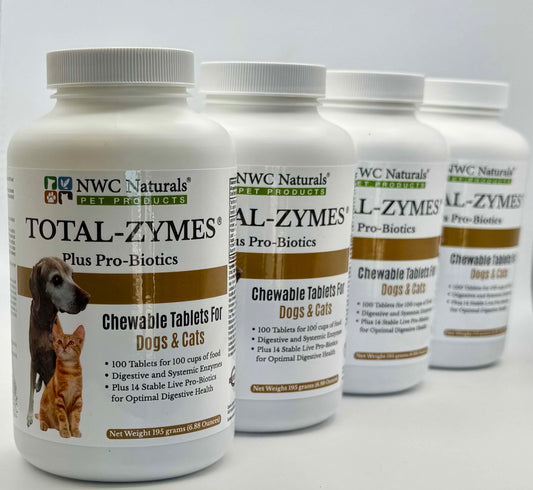 Total-Zymes® Plus - For Larger Pets 100 tablets Discount Pack But 3 get 1 free