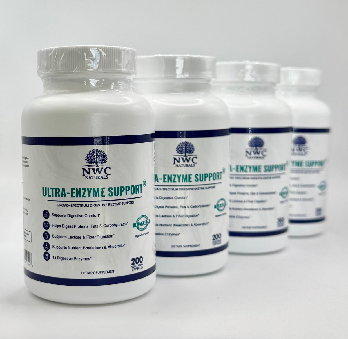 Ultra-Enzyme Support® 200 4-Count Discount Pack-But 3 get 1 Free!