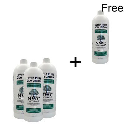 Ultra-Pure MSM™ Unscented Lotion - 32 oz Buy 3 Get 1 Free!
