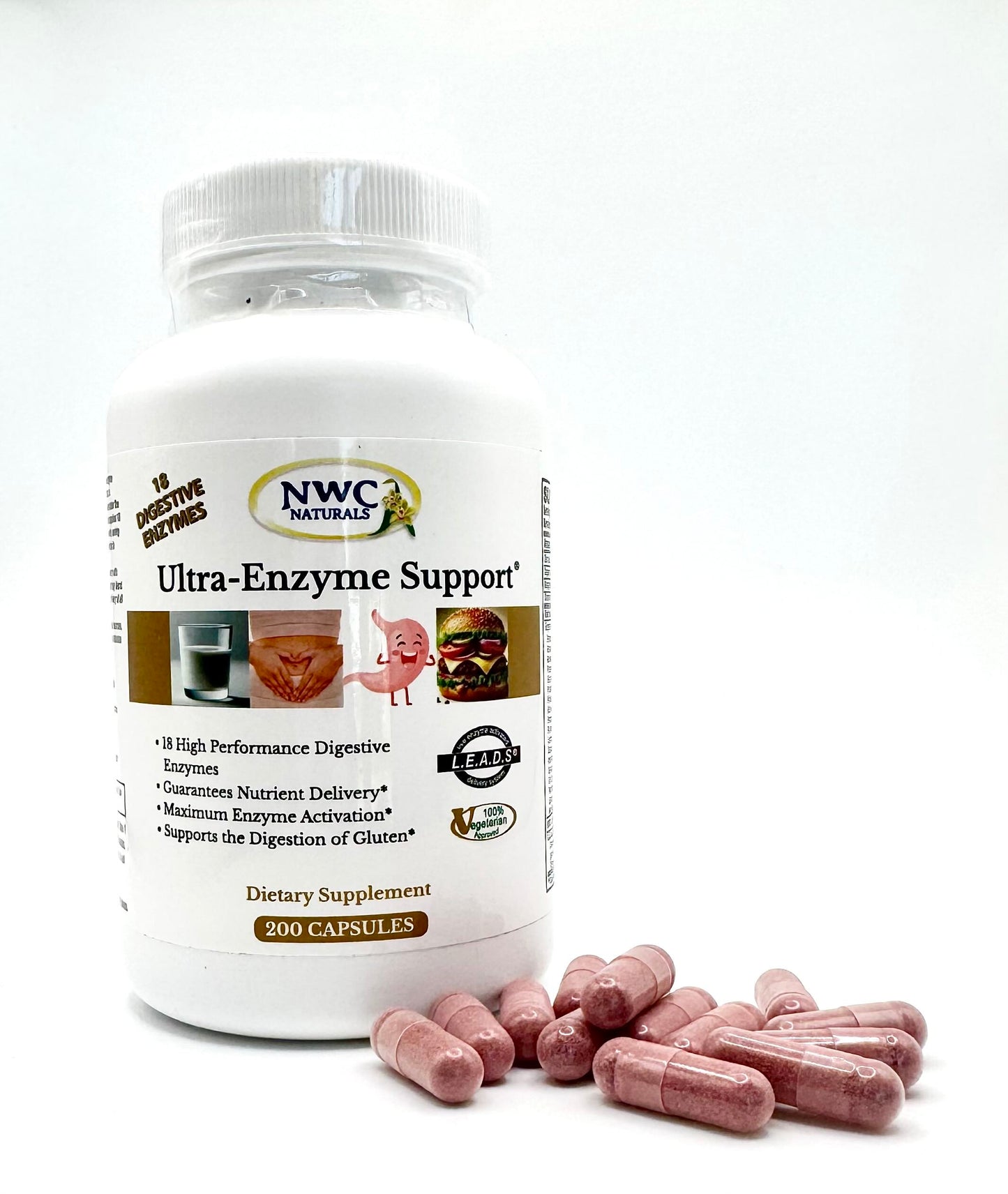 Ultra-Enzyme Support ® 200 Count Bottle