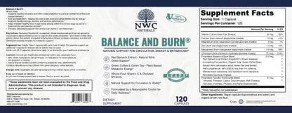 Balance and Burn® - 120 count with Nitric Oxide