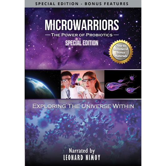 “MicroWarriors” Special Edition DVD available now. Narrated by Leonard Nimoy!