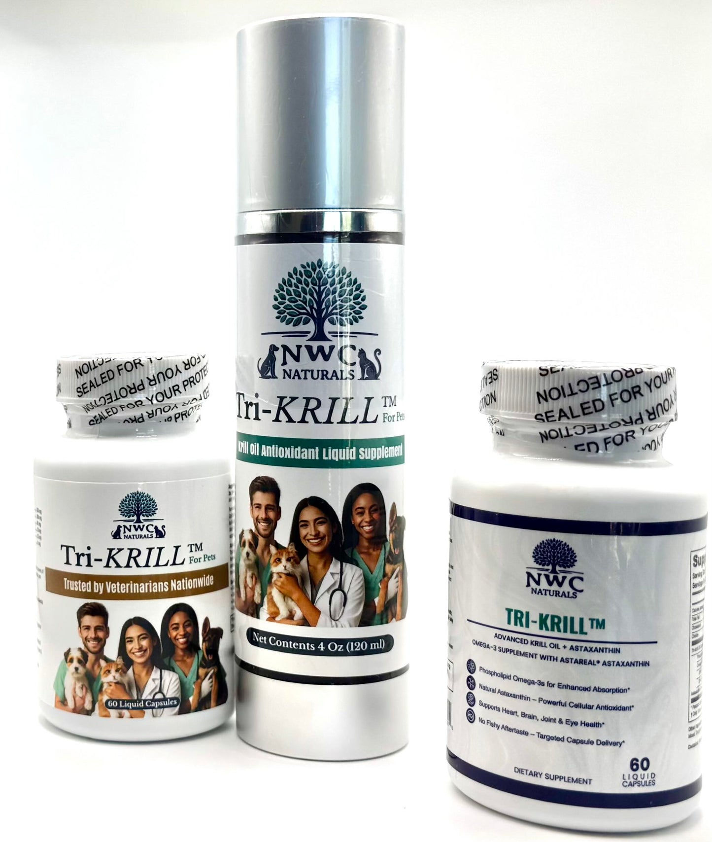 Tri-KRILL™ Pack-HUMAN- Buy 3 Get 1 FREE