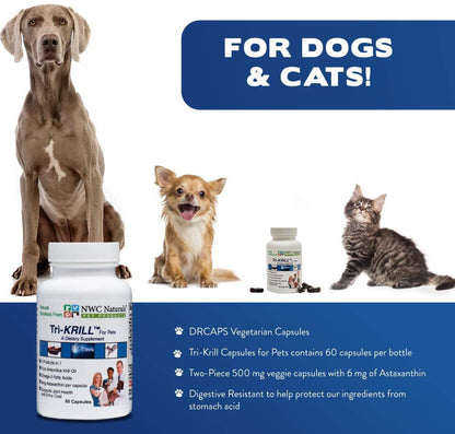 Tri-KRILL™ Krill Oil Capsules for Pets