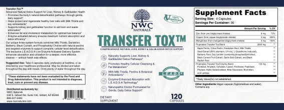 Transfer-Tox™ Liver and Kidney Support