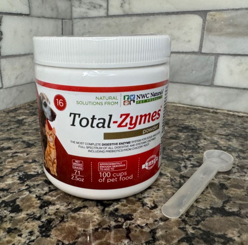 Total Zymes for Dogs and Cats 63 gram Digestive Enzyme supplement for Dogs and Cats