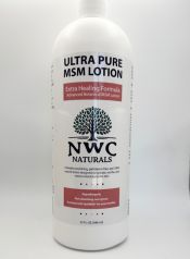 Extra Healing MSM Lotion - 32 oz  Slight Tea Tree Scent 