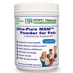 Ultra-Pure MSM™ Powder for Pets - 1 lb Canister